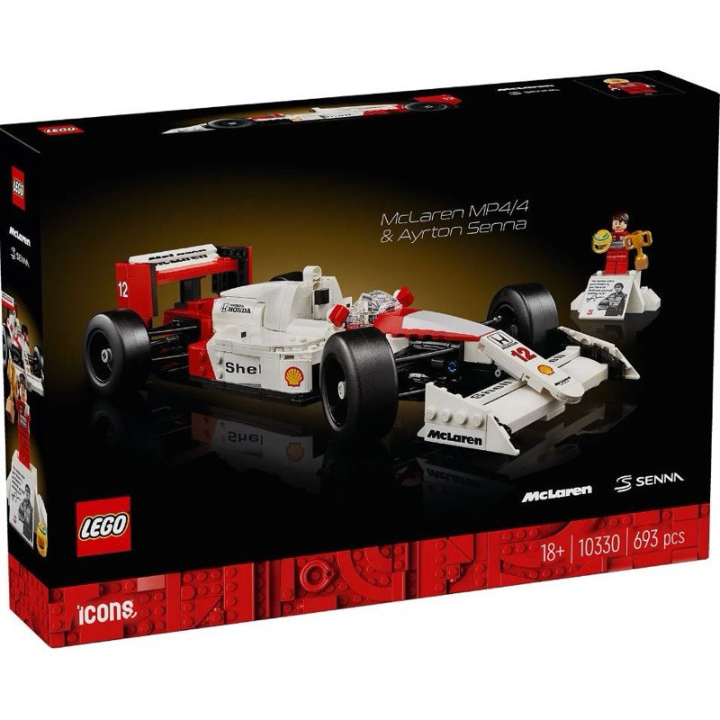 (พร้อมส่ง) Lego 10330 McLaren MP4/4 & Ayrton Senna ของใหม่ ของแท้ 100%