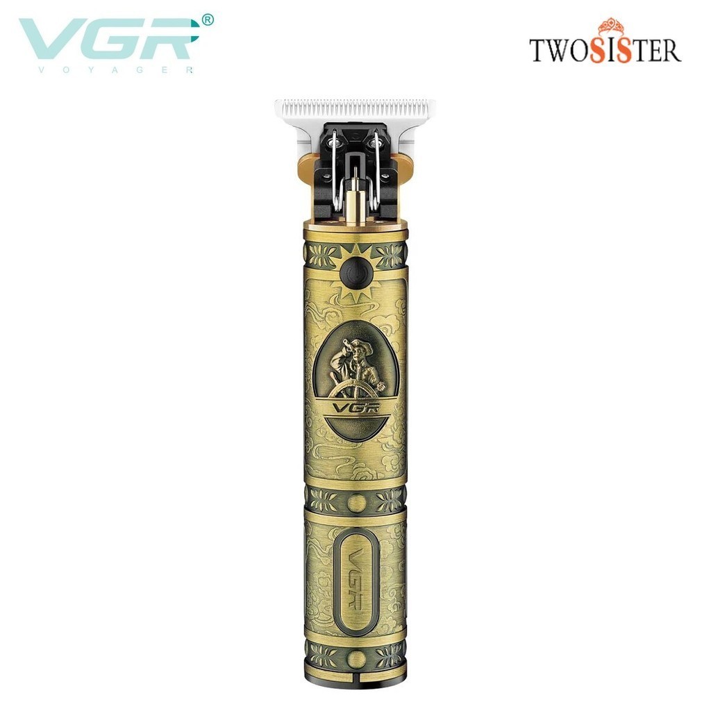VGR by Twosister บัตตาเลี่ยนกันขอบแกะลายตัดผมไร้สาย VGR-085