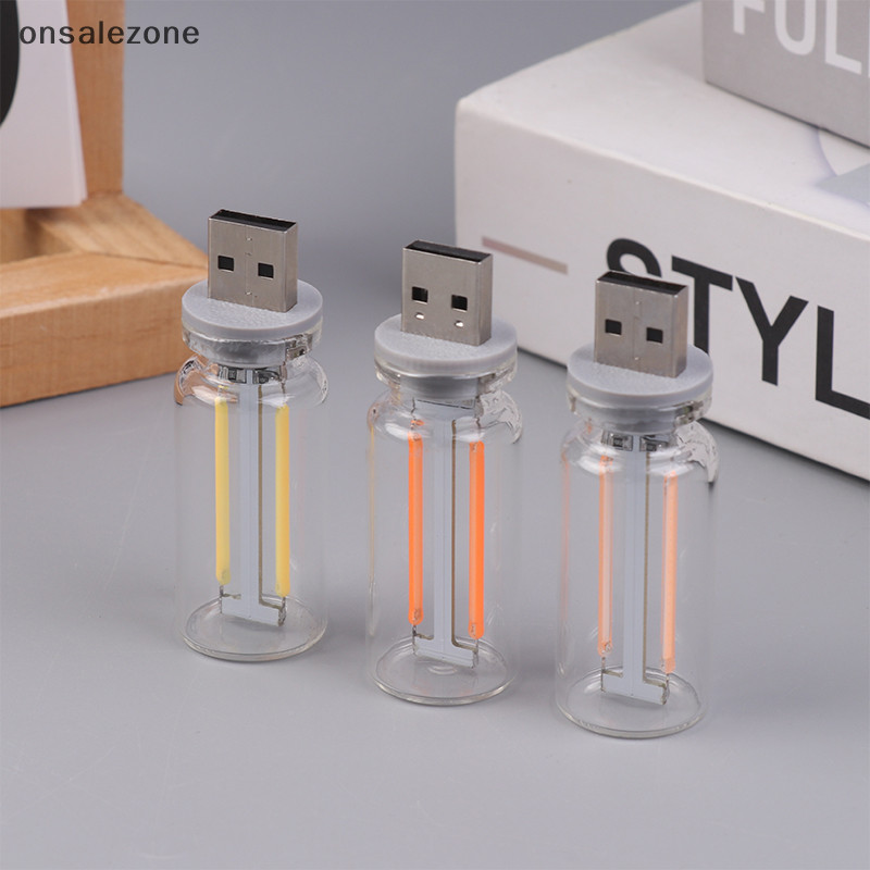 Ozth Retro USB LED Filament Touch Dimming หลอดไฟ 5V Retro LED Edison หลอดไฟ Night Light Camping เติมไส้ตกแต่ง LED Lighg Vary