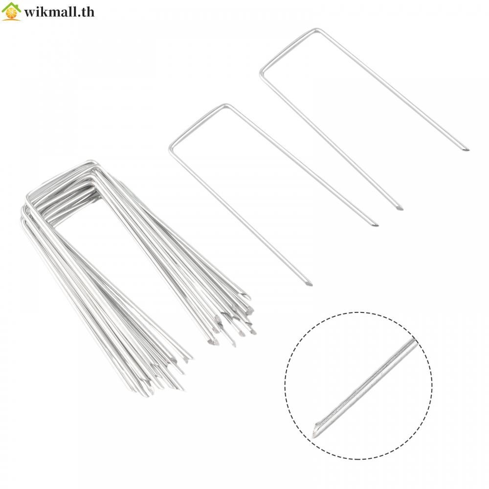 【WIK】Tent Pegs Anchors Camping Galvanised Gazebo Grass Hook Landscape Metal