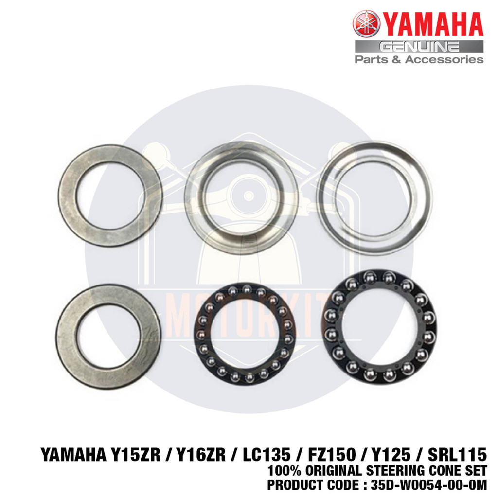 Y15 Y15ZR Y16 Y16ZR LC135 Y125 FZ150 LAGENDA SRL115 STEERING CONE KIT SET 35D-W0054-00-0M