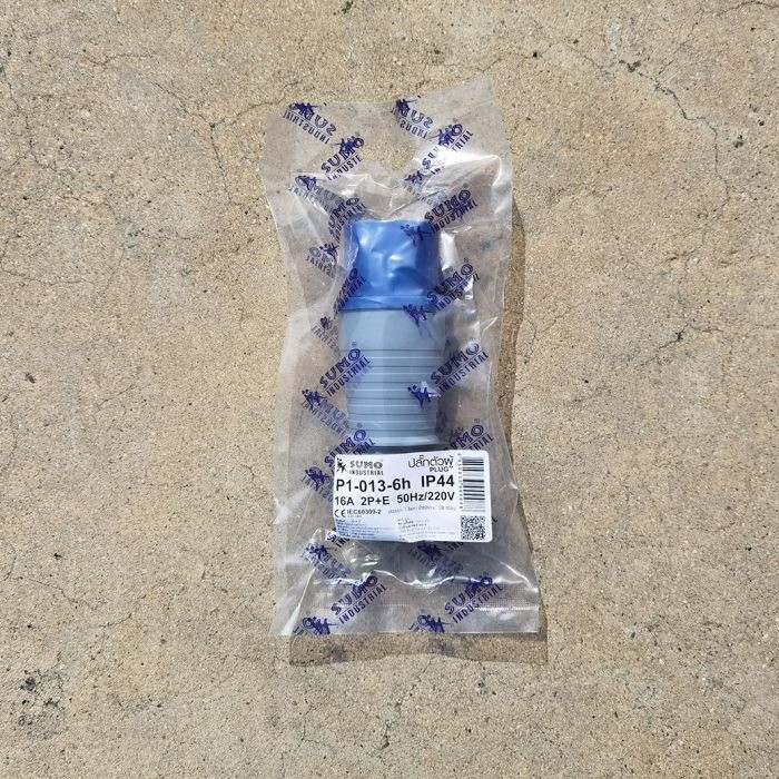 พาวเวอร์ปลั๊ก 2สาย 3ขา 16A รุ่น P1-013-6h (ตัวผู้) SUMO ใช้ในการเชื่อมต่อ อุปกรณ์ไฟฟ้า - รูปที่ 4