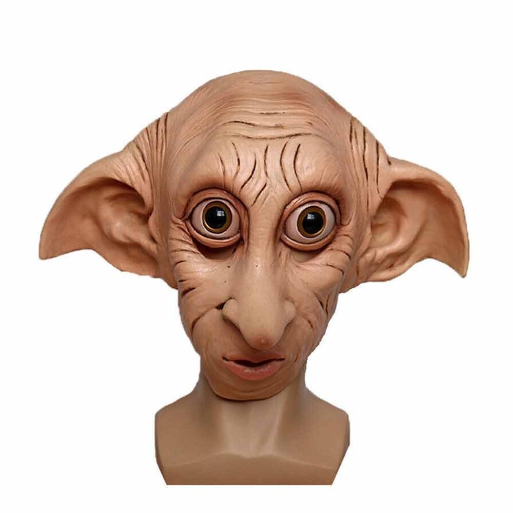 Dobby House Elf Long Nose Elf Latex Mask Halloween Role Playing Prop