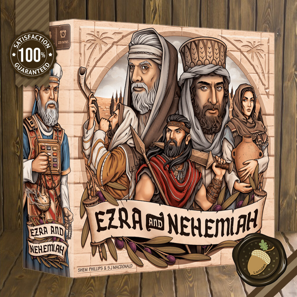 Ezra and Nehemiah with 2023 KS Promo Pack Bundle Board Game บอร์ดเกม