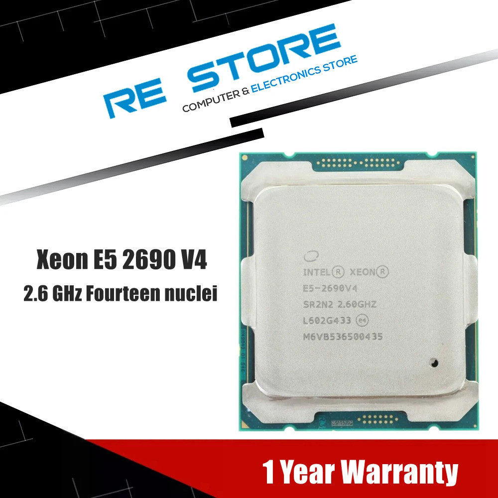 เฉพาะ xeon e5 2690 v4 2.6ghz fourteen nuclei 35m 135w 14nm lga 2011-3 cpu