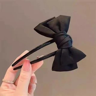 2024 โบว์ผ้า U-Shaped Hairpin Coil Hairpin