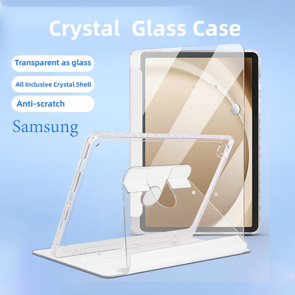 เคส Samsung Galaxy Tab S9/Tab S9 Fe/Tab S9 Fe Plus/Tab A9/Tab A9Plus/Tab A9+ มีที่ใส่ปากกา หมุนได้ 3