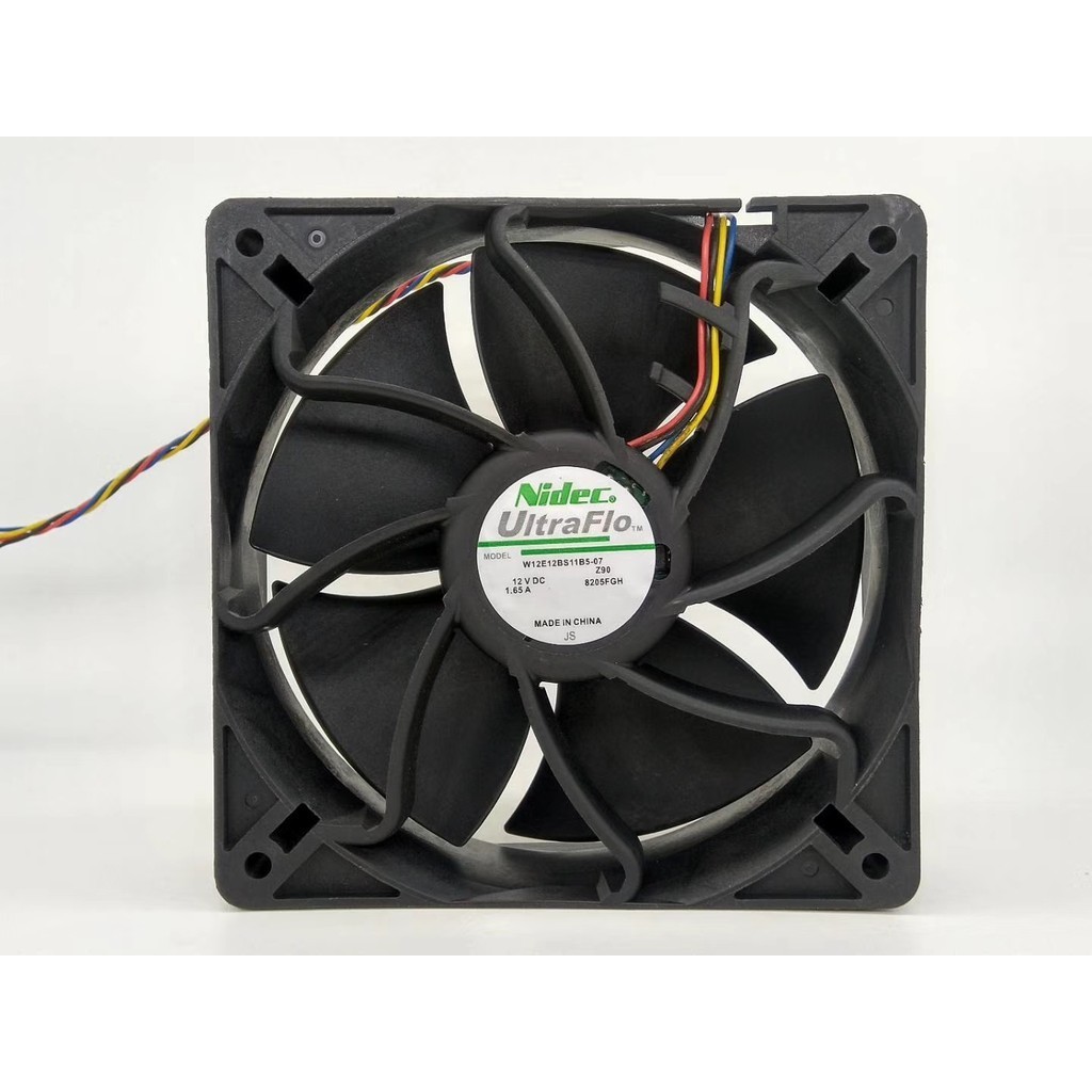 Nidec W12E12BS11B5-07 12V 1.65A Ant S9 i j 12 ซม. CM พัดลมระบายความร้อน