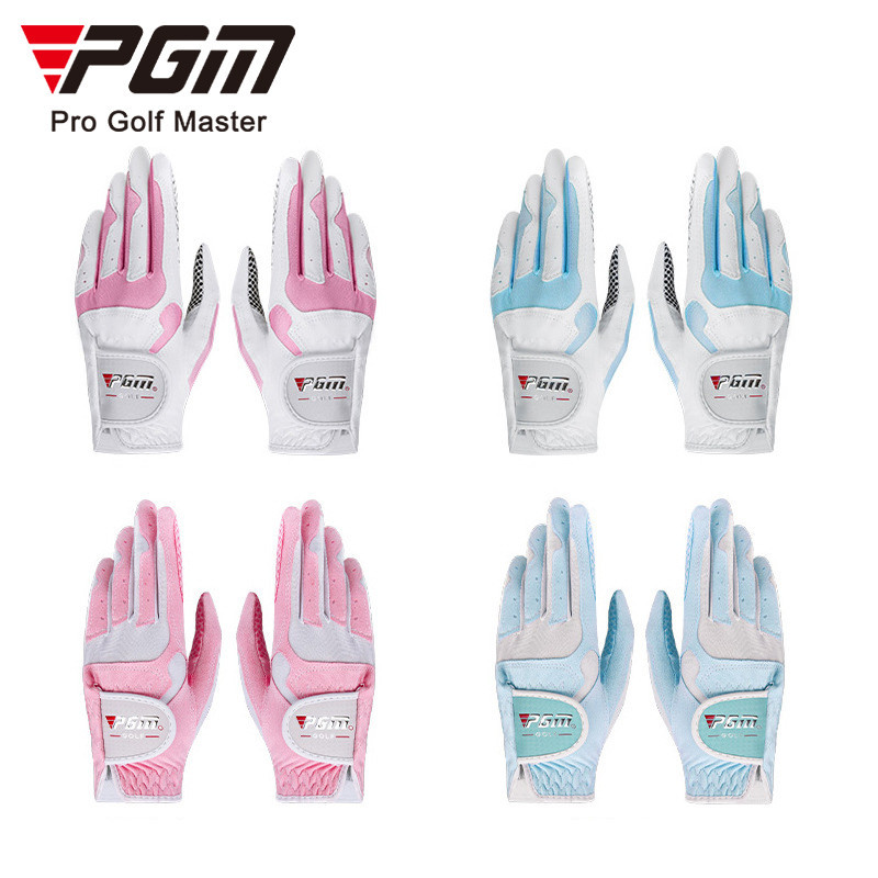 ถุงมือกอล์ฟ ผู้หญิง 1คู่ PGM ST018 มี 4 สี ชมพูขาว/ ขาวชมพู/ ฟ้าขาว/ ขาวฟ้า