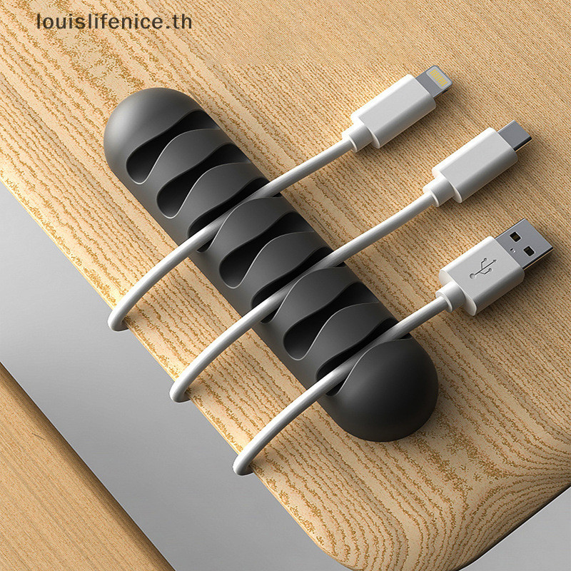 Lnth Cable Winder หูฟัง Cable Organizer ที่เก็บสายไฟ ซิลิโคน Charger Holder คลิป HOT