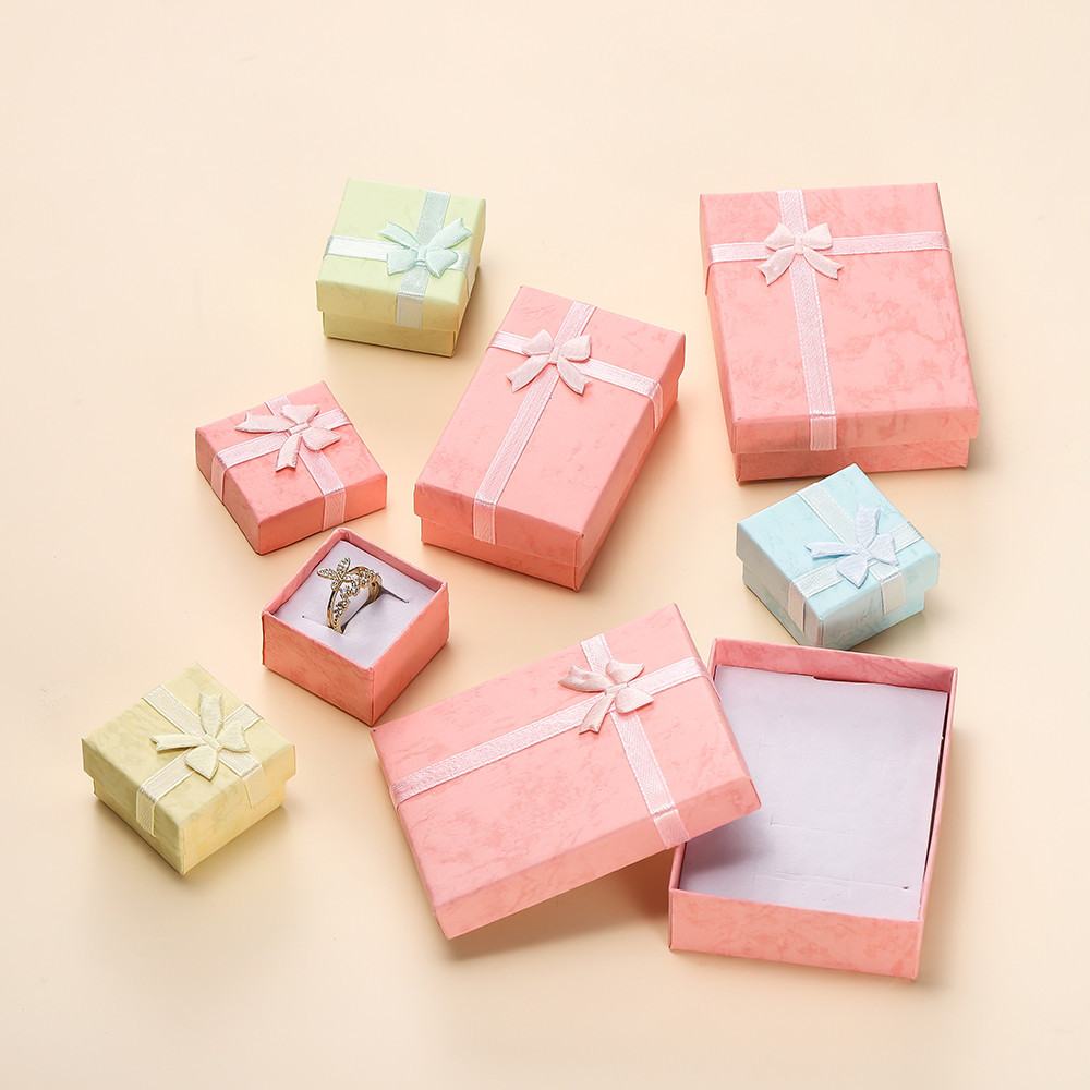 St. kunkka Lover ของขวัญวันเกิดกล่องสร้อยคอกล่องสร้อยข้อมือสีสันสดใสกล่องเครื่องประดับพร้อมโบว์สําหรับเพื่อนคู่หูของขวัญ