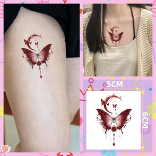 ใบเมเปิ้ลผีเสื้อรูปแบบสักสาวเซ็กซี่ไหล่สักสติกเกอร์รอยสักกัน…