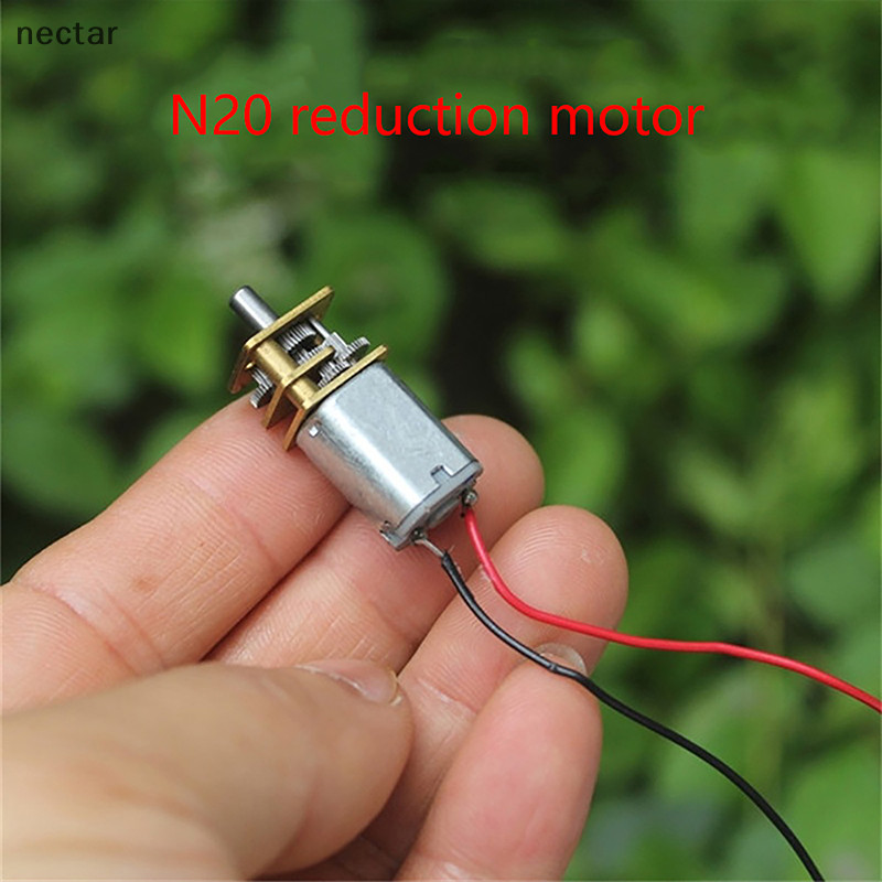 Tar N20 DC3-6V ไฟฟ้า Micro DC เกียร์มอเตอร์ 26-53RPM โลหะมอเตอร์เกียร์ปรับความเร็วย้อนกลับ N