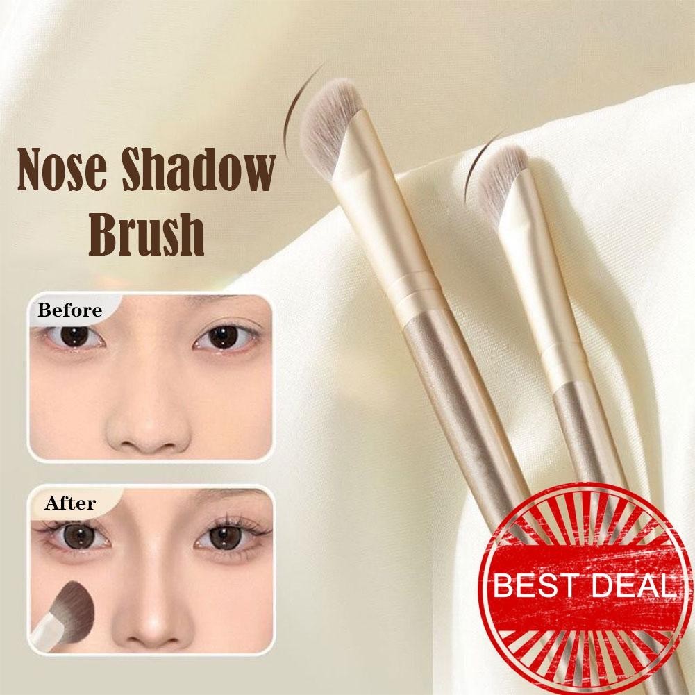 แปรงเงาจมูก Angled Contour แปรงแต่งหน้า Face เครื่องมือเครื่องสําอาง Silhouette Blending Up Make Q7s3