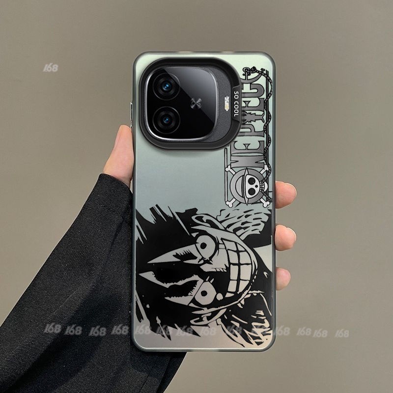 เคส iQOO NEO 10 เคส iQOO Z9 Z10 5G เคส iQOO Z9 Turbo เคสกันกระแทก One Piece ลูฟี่ เคลือบด้าน เคสโทรศ