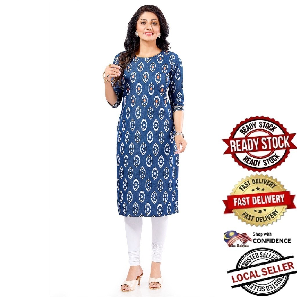 Kurti ผู้หญิงอินเดียออกแบบใหม่ kurti ชุด kurti plus size kurti มุสลิม kurti ชุดพร้อมกางเกง kurti top