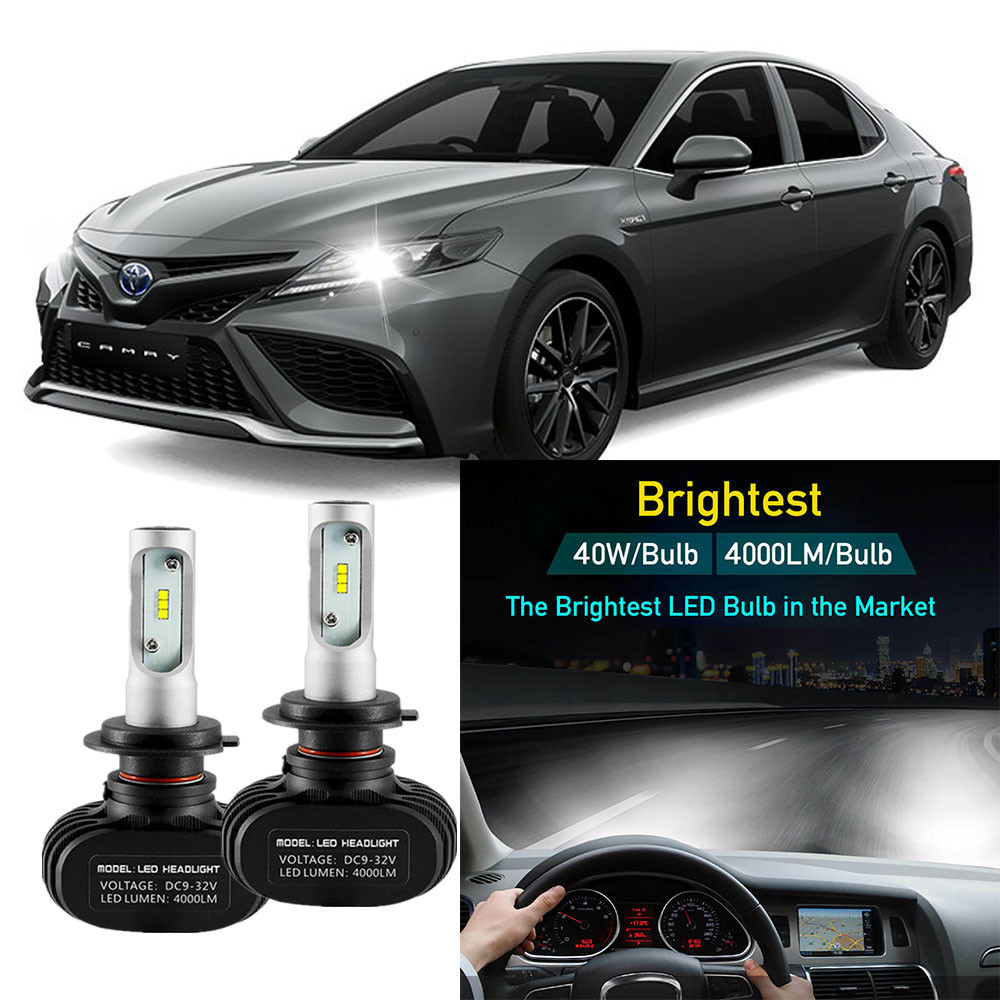 สําหรับ Toyota CAMRY 2003-2006 (โคมไฟหัว) - Bright 6000K LD S1 ชุดไฟหน้า LED สีขาวไฟหน้าหลอดไฟไฟสูงต