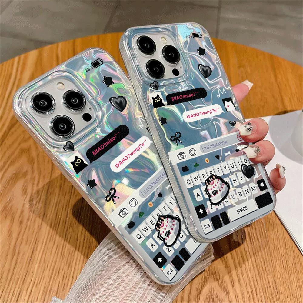 InsแมวChat Dialogกล่องIMDสําหรับOPPO A60 A79 A18 A38 A78 A58 Reno 8T A57 2022 A17 A16 A16K A16E A15 