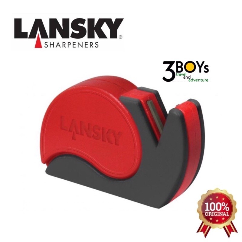 ลับมีด ที่ลับมีด เครื่องลับมีดแบบพกพา พร้อมแม่เหล็กLansky Sharp'n Cut Knife Sharpener & Blade Combo