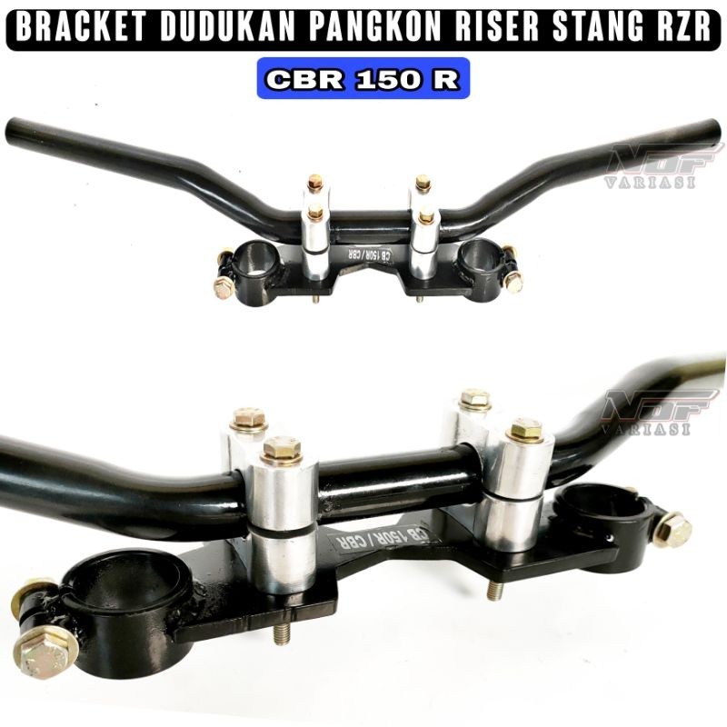 แฮนด์ใหม่ RZR CBR150R แพ็คเกจแฮนด์ RZR BRACKET BRACKET Holder RISER CBR150R