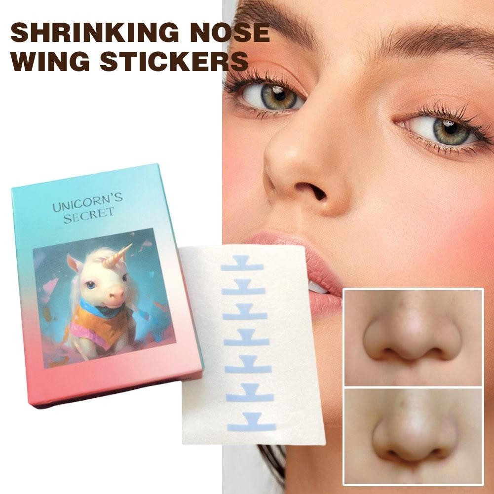 สติกเกอร์ปีกจมูกหดตัวคอสเพลย์ COS จมูกพิเศษหดตัวจมูกแคบสติกเกอร์ปีก Z6B6