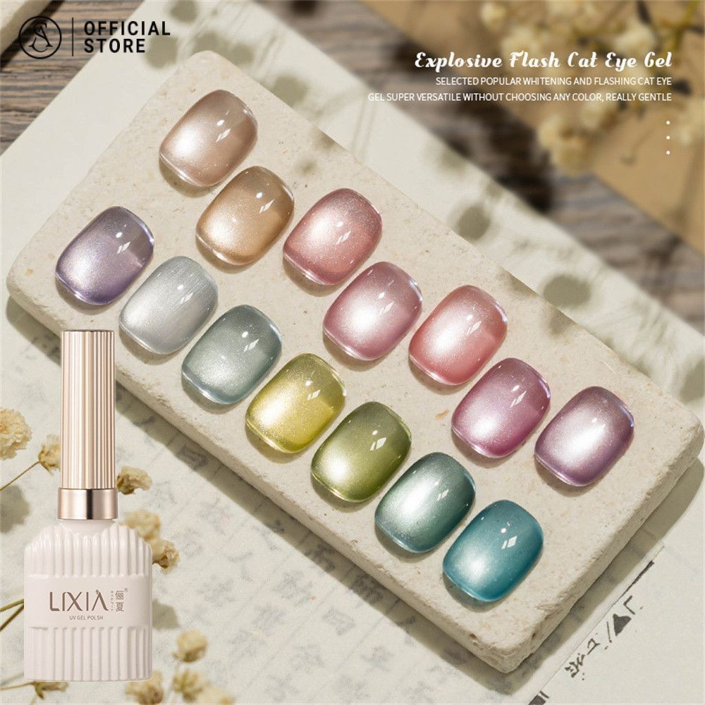 สีทาเล็บเจล ลูกปัดแก้ว กาวยาทาเล็บตาตาแมว สีเจลไวท์เทนนิ่ง โฟโตเทอราพี เจลขัดเงา 15ml