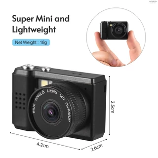 กล้องวิดีโอดิจิตอลขนาดเล็ก 1080พี กล้องวิดีโอแบตเตอรี่ในตัวพร้อมแฟลชหน้าจอ จอแอลซีดี สําหรับวิดีโอภาพถ่าย