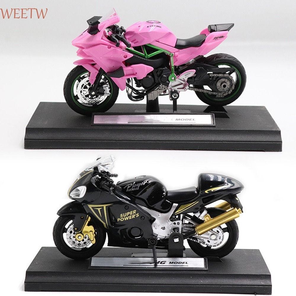Weekw รถจักรยานยนต์รุ่น, Ninja ZX-12R Die Casting รถจักรยานยนต์ Diecast, Motobike เคลื่อนย้ายได้ 1:18 Static โลหะผสมรถจักรยานยนต์ของเล่นตกแต่งบ้าน
