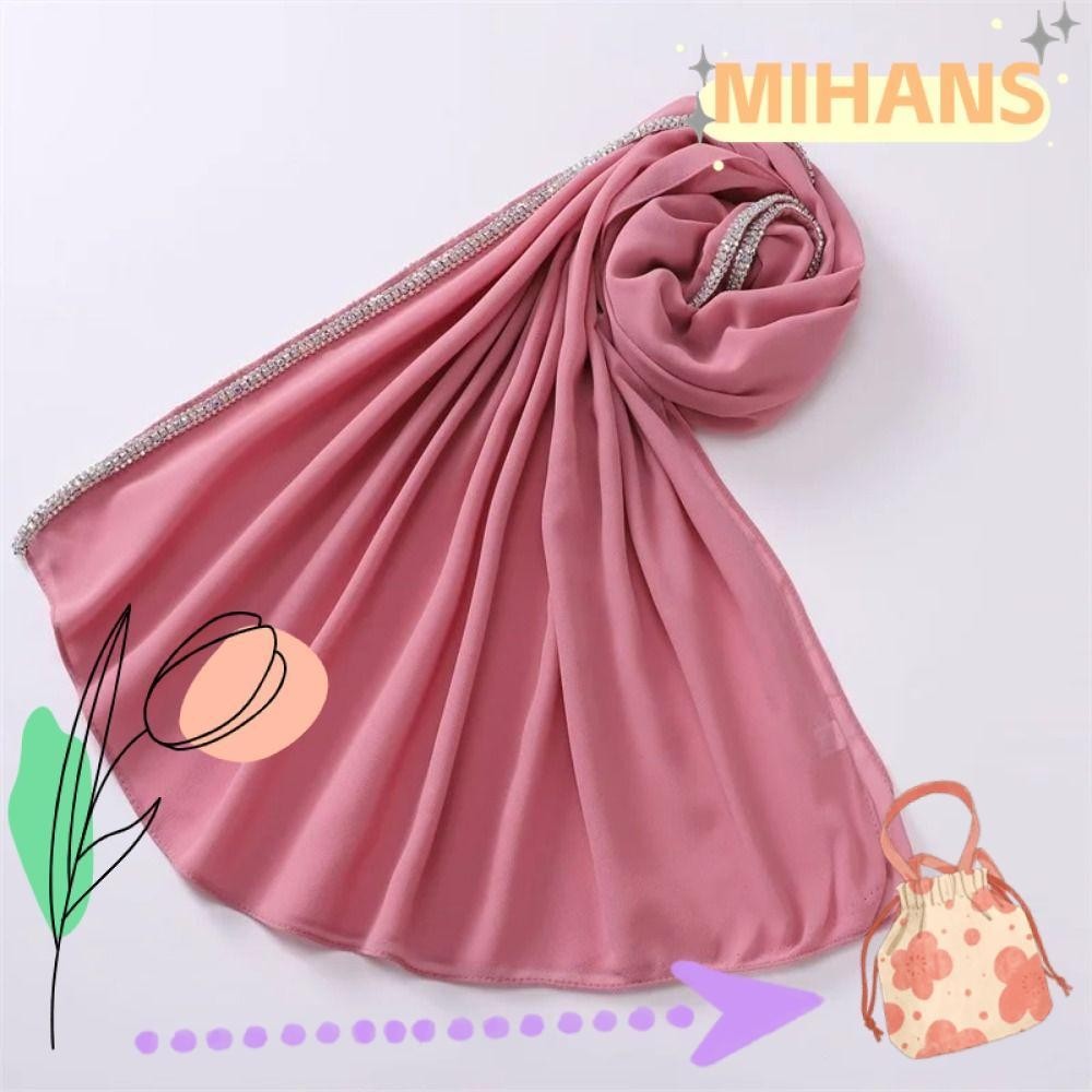 MIH Bubble Chiffon Hijab Shawl Veil Casual