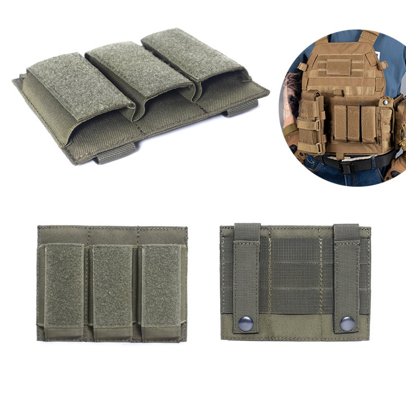 Luc Triple EDC 9 มม. กระเป๋าเก็บเครื่องมือเหมาะสําหรับอุปกรณ์ฝึกซ้อมเช่น G19/M1911 92F กระเป๋าเครื่องมือ