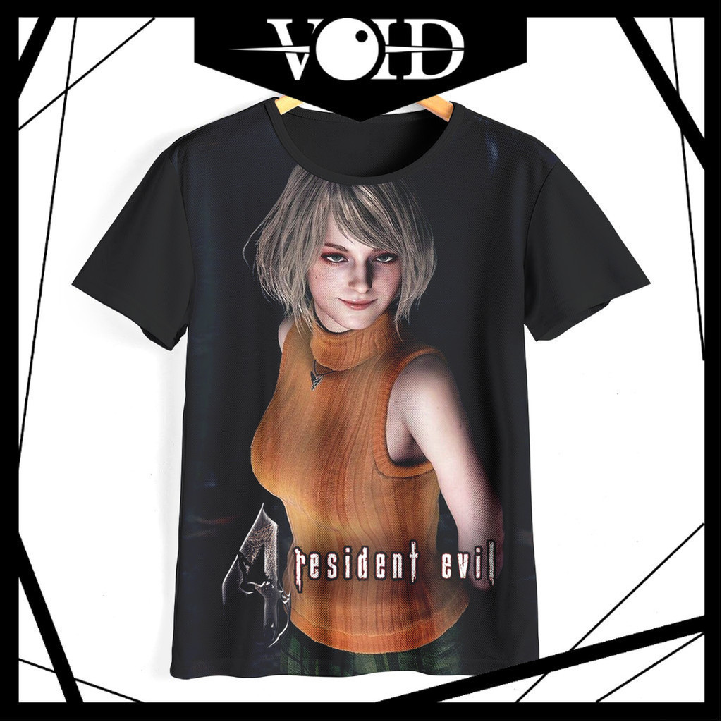 เสื้อยืดเด็ก เสื้อยืดผู้ใหญ่ เกมจัมโบ้ 15RE4 Resident Evil 4 Ashley เสื้อผ้าเด็กเสื้อผ้าผู้ใหญ่เกมจั