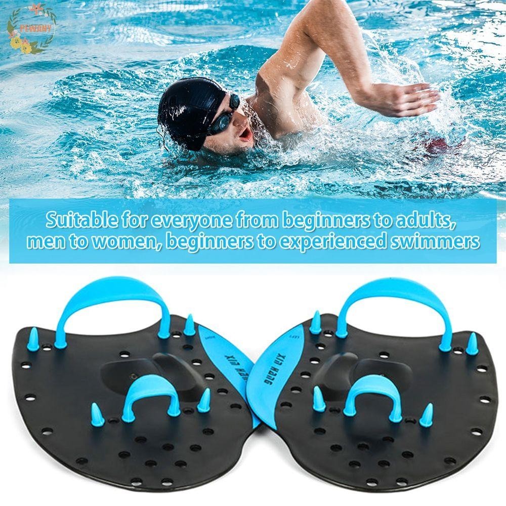 PEWANY Professional Swimming Paddles Kids Diving Palm Swim Paddles Hand Accessory Finger Webbed Padd