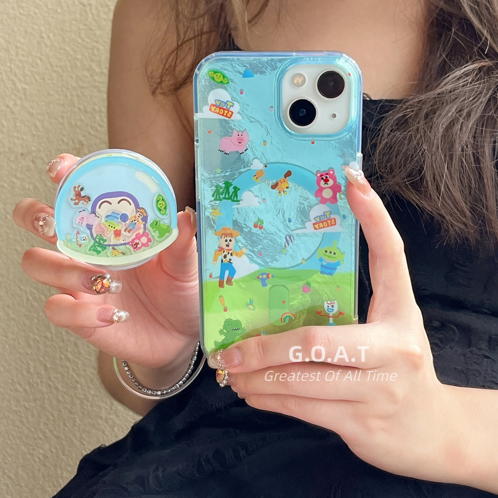 Goatปลอกการ์ตูนน่ารักเรียบง่ายเข้ากันได้สําหรับiphone 15 14 13 12 Pro MaxเคสiPhoneป้องกันAnti-Dropปกหลังกรณี