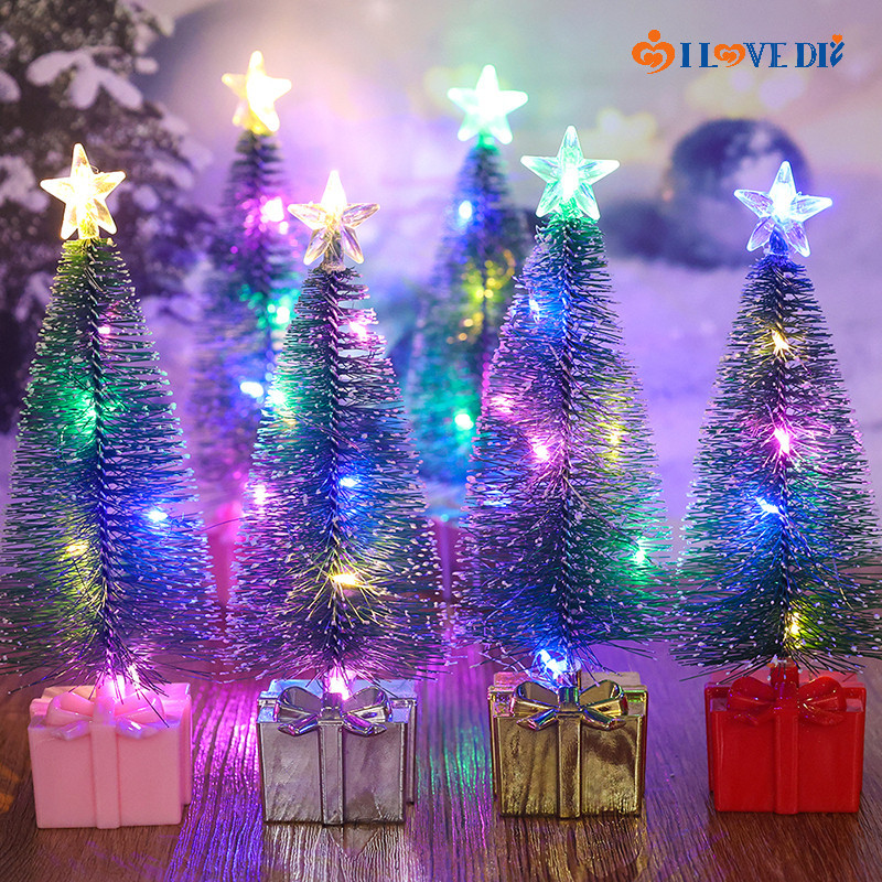 ประณีต LED เรืองแสง Star Christmas Tree Fairy Light - DIY โรแมนติก Xmas Ambient โคมไฟ - เทศกาลบ้านตกแต่งไฟกลางคืนที่มีสีสัน