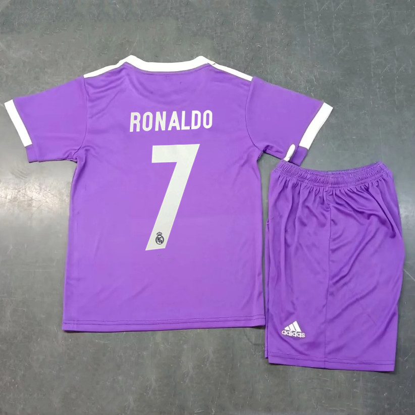 ชุดฟุตบอลเด็ก Cristiano Ronaldo ทีม Real Madrid ฤดูกาล 2016/2017