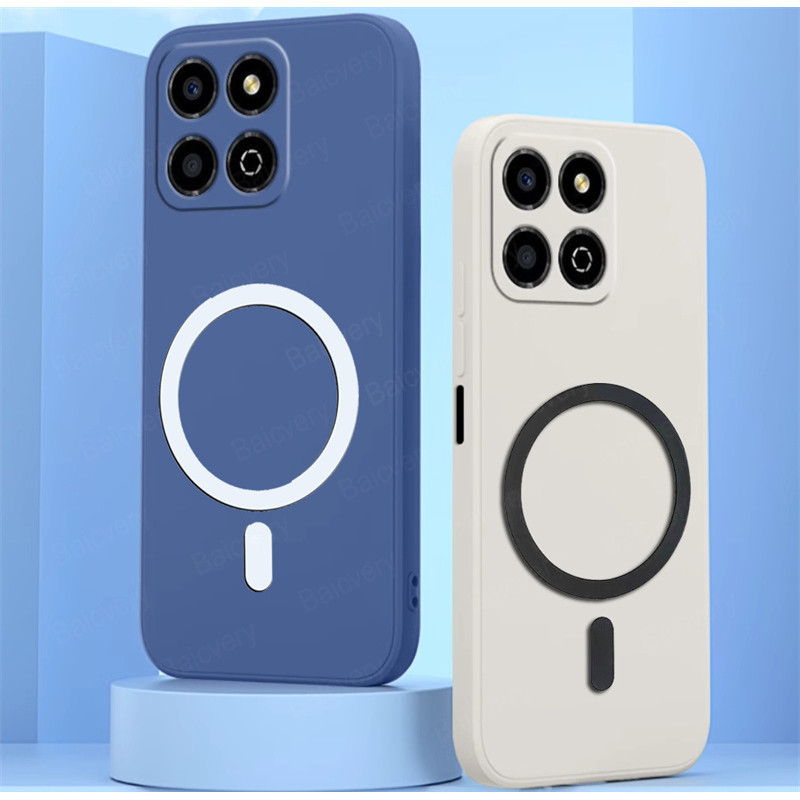 สําหรับ Honor 200 สมาร์ท X7C 5G ALT-NX1 4G สีสัน Matte Cover สติกเกอร์แม่เหล็ก