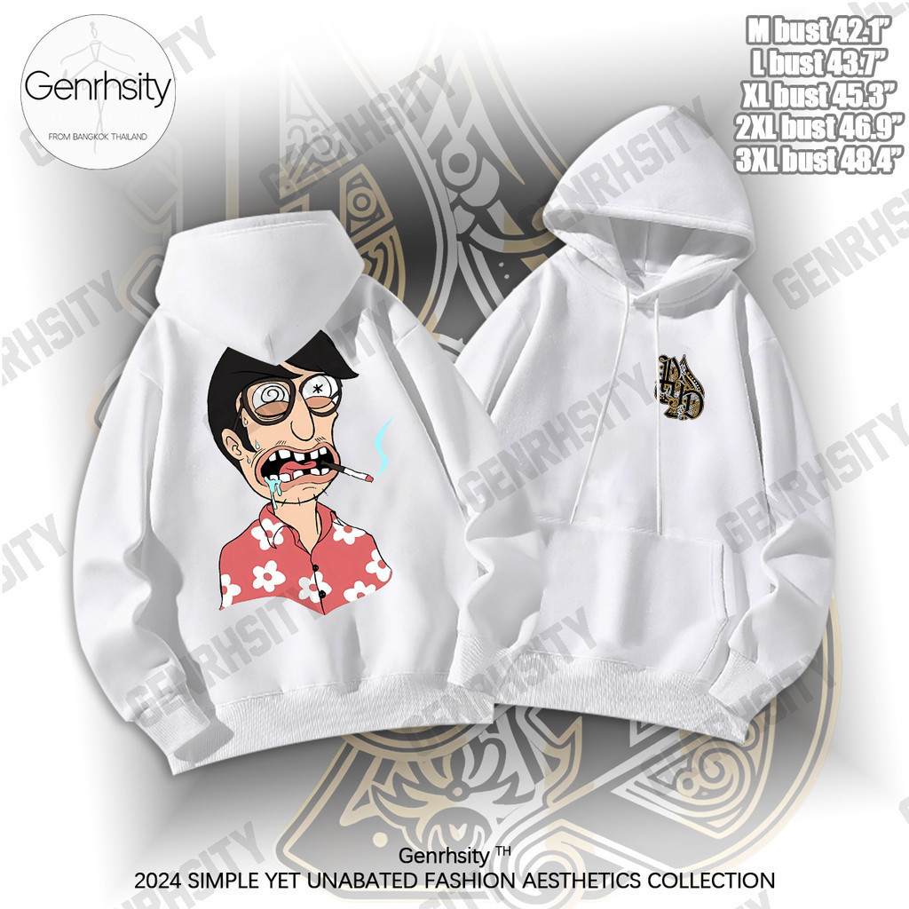 ผ้าฝ้าย Hoodie🙌 เสื้อฮู้ด P9d มีฮู้ด ผ้าฝ้าย พิมพ์ลายนักร้อง Rapper hoodie y2k ฮู้ดแขนยาว ไซซ์ M-3xl