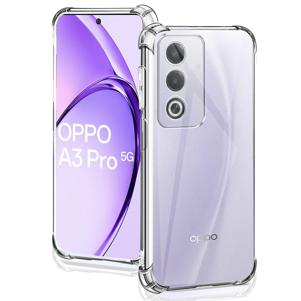 เคสใส  Oppo A5 pro  / A3 pro 5G / A3x 5gใสนิ่ม ขอบกันกระแทก คลุมป้องกันกล้อง