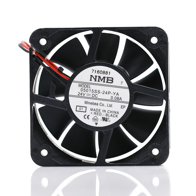 NMB 05015SS-24P-YA 24V 0.08 A 5015 5CM พัดลมระบายความร้อนอินเวอร์เตอร์เงียบ