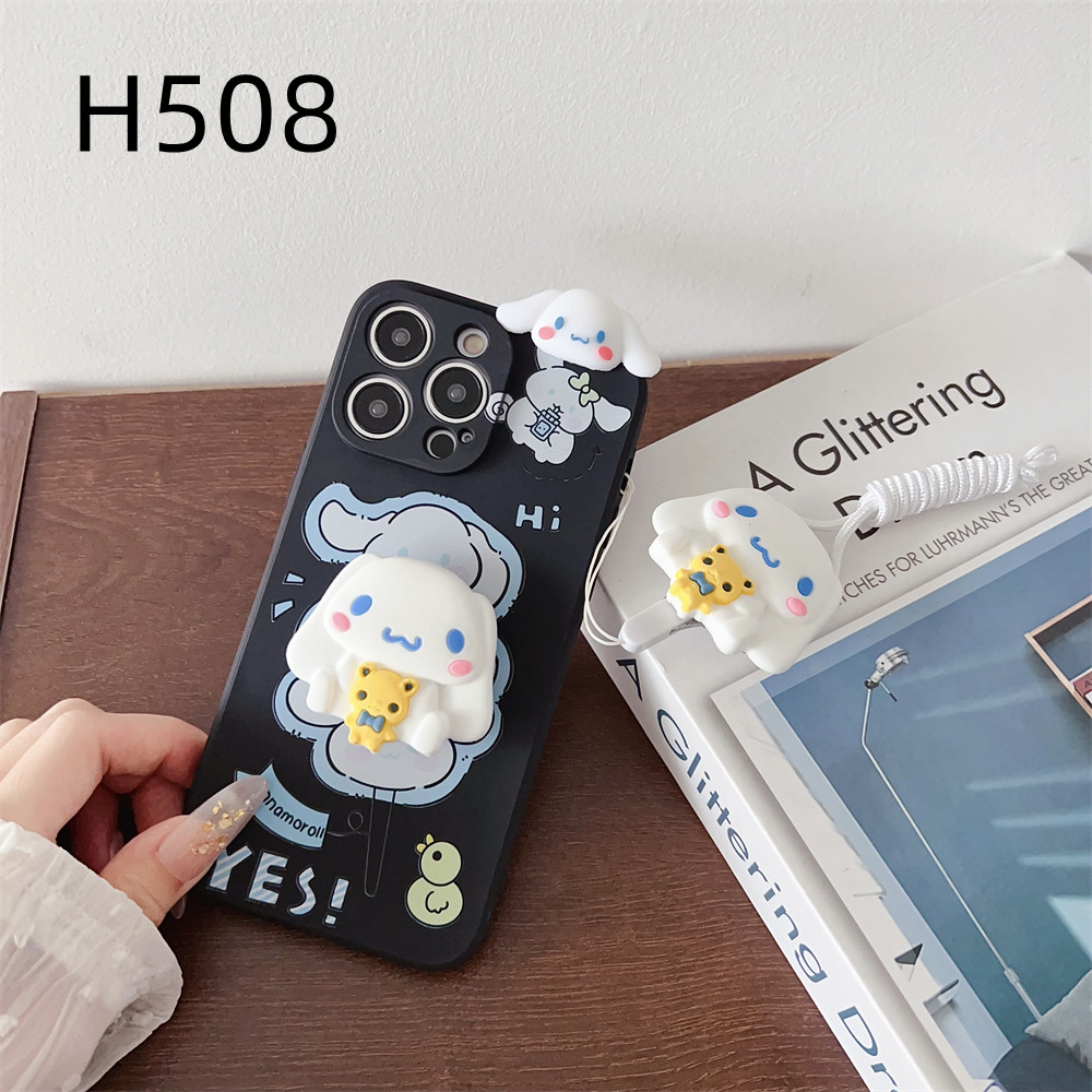Cinnamoroll กรณี Tecno Pova Pova 2 Pova 3 Pova 4 Pova 4 Pro Pova Neo J8 Phantom 9 Y2 เคสโทรศัพท์สายค