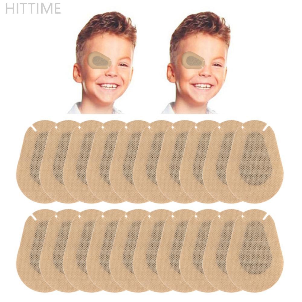 Hittime 20PCS การ์ตูนรูปแบบ Soft Amblyopia การฝึกอบรม Eyeshade เด็ก Orthoptic Corrected Eye Patch หน้ากาก L2P7