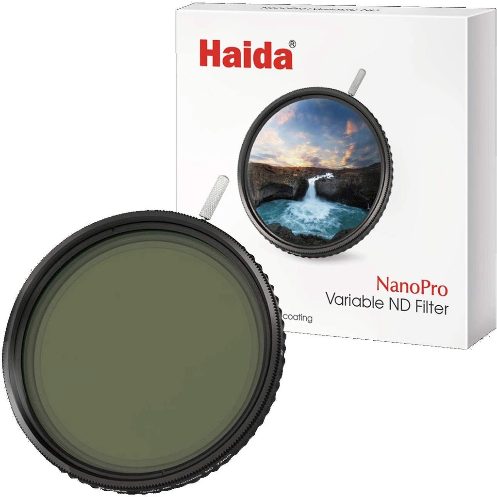 Haida NanoPro MC Variable ND 4-9 Optical Glass ND Filter 52/55/58/62/67/72/77/82/95 มม. สําหรับเลนส์กล้อง