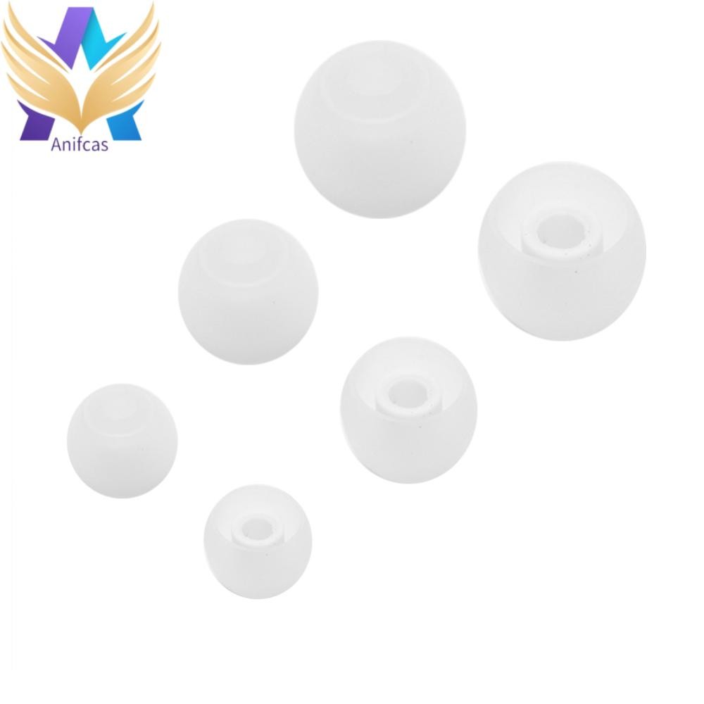 3 คู่ (6 ชิ้น) LMS In Ear Tips เปลี่ยนซิลิโคนที่สะดวกสบายสําหรับหูฟัง KZ