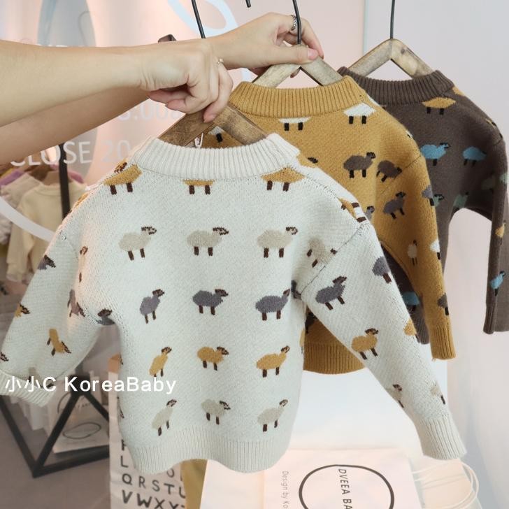 เสื้อยืดแขนยาวเด็กชายฤดูใบไม้ร่วงฤดูหนาวแฟชั่นสไตล์ใหม่เวอร์ชั่นเกาหลีผ้าฝ้ายแท้คอกลมลายการ์ตูนหล่อทุกการแข่งขันสบายๆนุ่มสบายเสื้อถักอบอุ่นด้านบ - รูปที่ 3