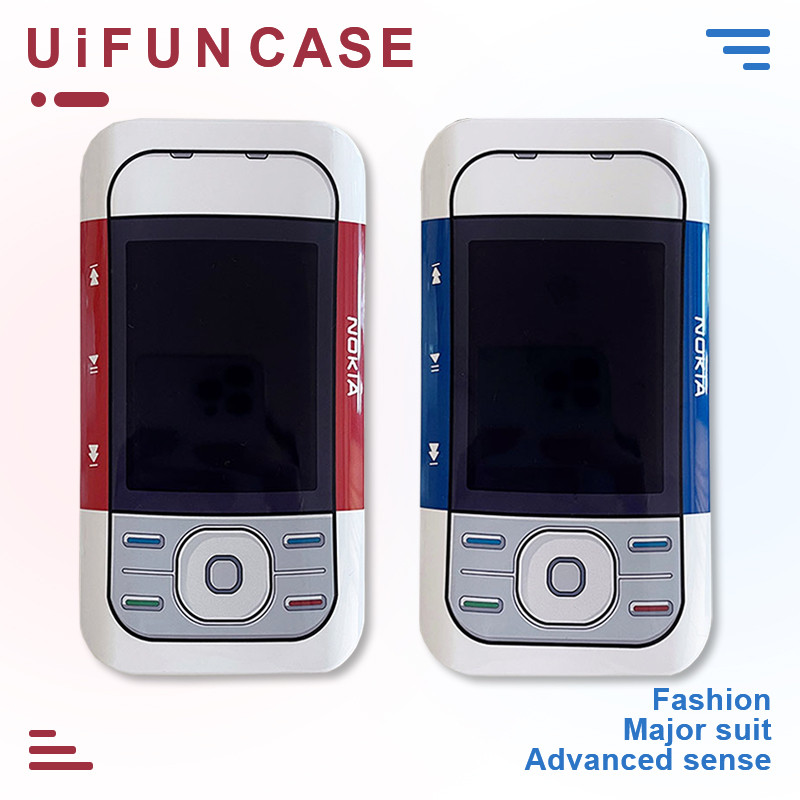 แถบเลื่อนสร้างสรรค์ โนเกีย กระจกแต่งหน้าที่มองไม่เห็นเคสโทรศัพท์เข้ากันได้สําหรับ ไอโฟน 15 14 13 12 มือโปร สูงสุด 11ครอบคลุมเต็มรูปแบบช็อกหลักฐานป้องกันย้อนยุคปลอกโ
