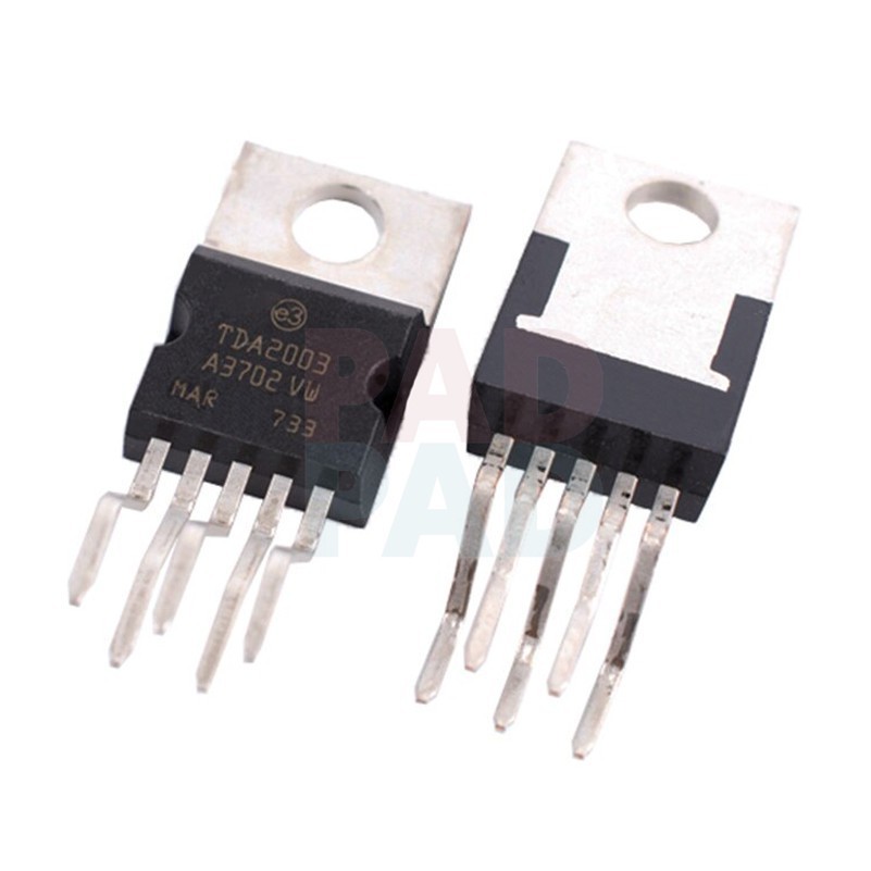 งานแท้ ร้านในไทย IC TDA2003A TDA2030A TDA2050A ไฮไฟ ไอซี ขยายเสียง TO220-5 TDA2003 TDA2030 TDA2050 ส
