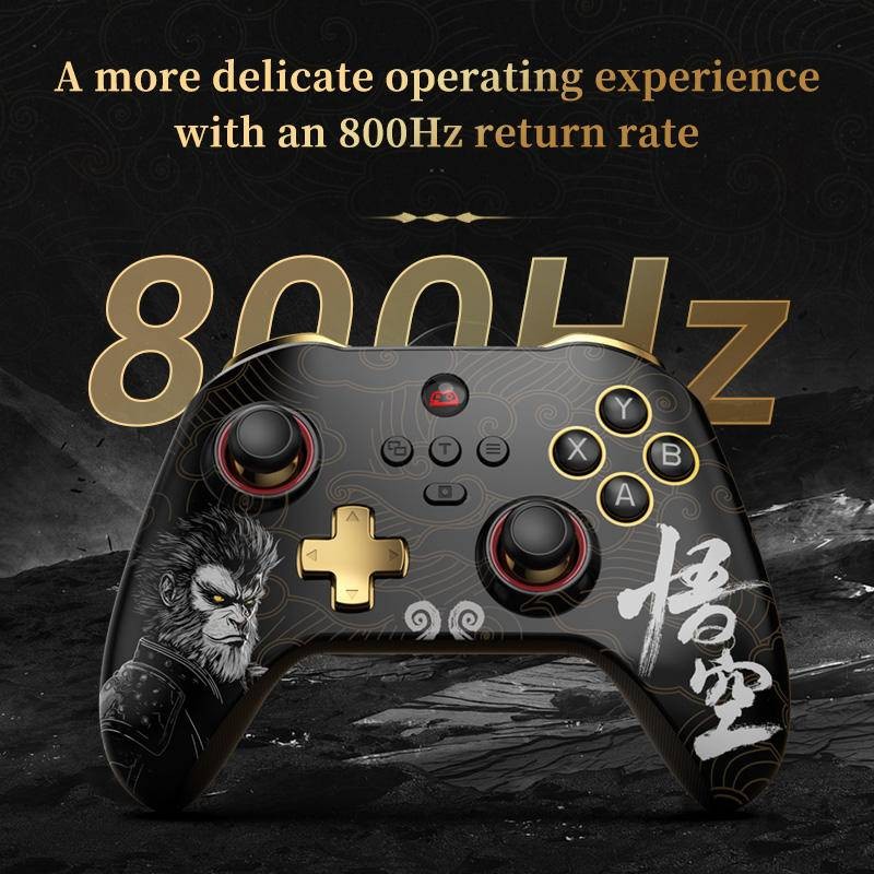 ใหม่ Z03DP สีดํา Mythic Wukong Gamepad ไร้สาย Gamepad Hall จอยสติ๊กสําหรับสวิทช์ Android IOS/PC Steam Grip