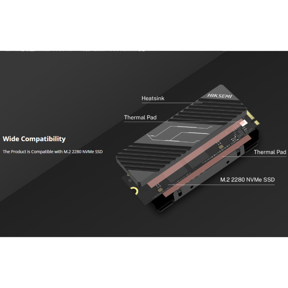 🛵มีส่งด่วน💨 HIKSEMI M.2 SSD COOLER HEATSINK MH1 MH2 ฮีทซิงค์ แผ่นระบายความร้อน ประกัน 3 ปี