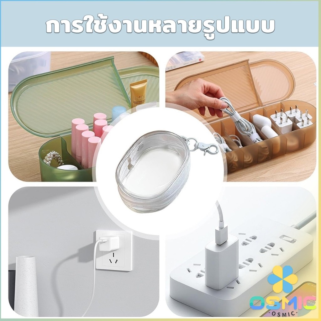 MIC กระเป๋าจัดเก็บหูฟัง เก็บสายชาร์ พกพาง่าย ขนาดเล็ก มีซิป ป้องกันฝุ่น Storage bag