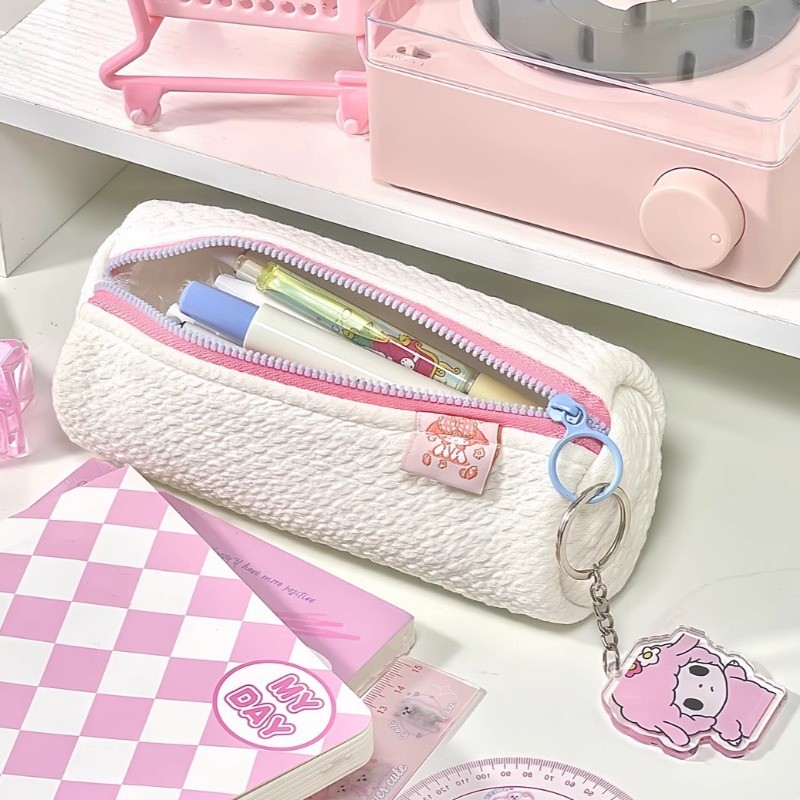 Kawaii Sanrio My Melody กล่องดินสอความจุขนาดใหญ่อะนิเมะ Kuromi Cinnamoroll การ์ตูนเครื่องเขียนกระเป๋าเก็บกระเป๋าเครื่องสําอางนักเรียน